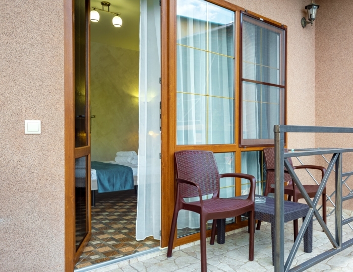 Люкс 2-местный 1-комнатный люкс 1 этаж вид на бассейн - Отель Eco Life / Эко Лайф Цандрипш