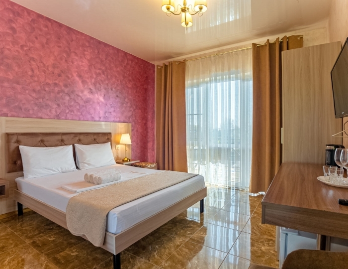 Люкс 2-местный 1-комнатный люкс с балконом 2 этаж - Отель Eco Life / Эко Лайф Цандрипш