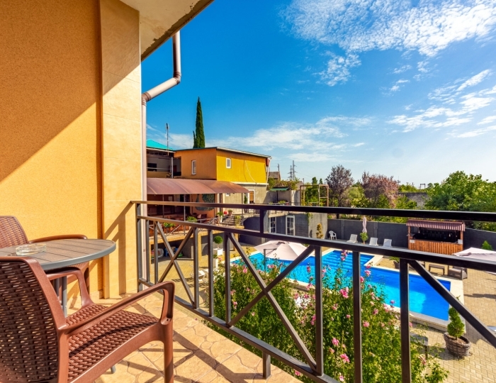 Люкс 2-местный 1-комнатный люкс с балконом 2 этаж - Отель Eco Life / Эко Лайф Цандрипш