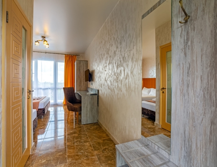 Улучшенный 3-местный 1-комн улучшенный люкс с лоджией 3 этаж - Отель Eco Life / Эко Лайф Цандрипш